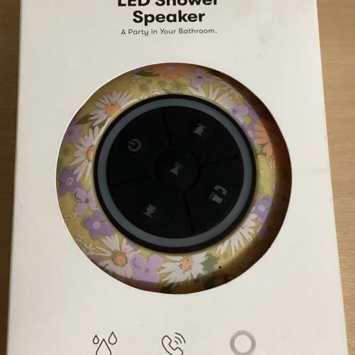 Typo LED Shower Speaker 浴室用防水藍牙擴音器 $80