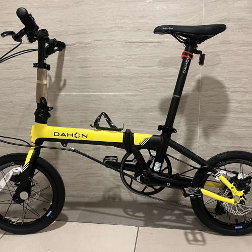 2023 最新款 頭柱內摺版馬甲線款 大行 K3 PLUS 9速 16吋 碟剎 鋁合金 折叠車 送水架...