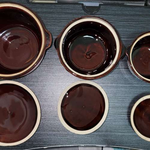 大中小尺寸 陶瓷 燉盅 燉鍋 餐具 3件一套價 Total 3pcs One Set Price Big Medium ...