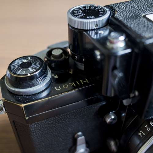 Nikon F with Nikkor 50mm F/1.4 K version