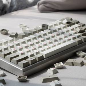 75% Custom keyboard Silver Gasket aluminium 鍵盤