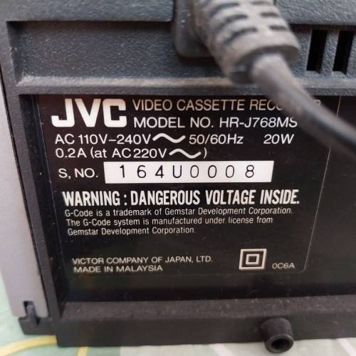 JVC HR-J768MS 錄影機