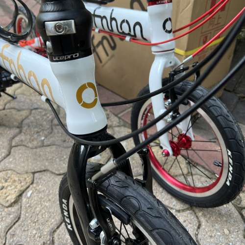 風行 FNHON 1402 二代 FGA 1403 鋁合金車架 外3速 14吋 折叠車 送叮叮水架前後蛙燈