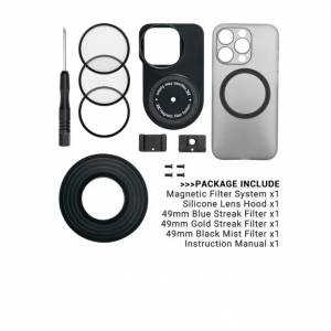 JJC Magnetic Lens Filter Kit With Black Mist Filter And Variable Neutral Density