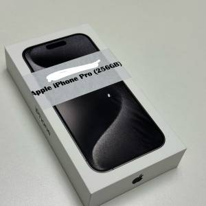 全新 iphone 15 pro 256gb 黑 titanium black
