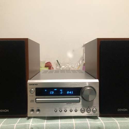 ONKYO CR-315 CD 擴音機 + DENON SC-M40