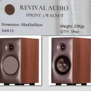 REVIVAL AUDIO SPRINT 3  (colour : walnut)