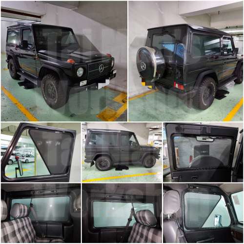 Mercedes-Benz Gclass 全車磁石濾光窗網太陽擋