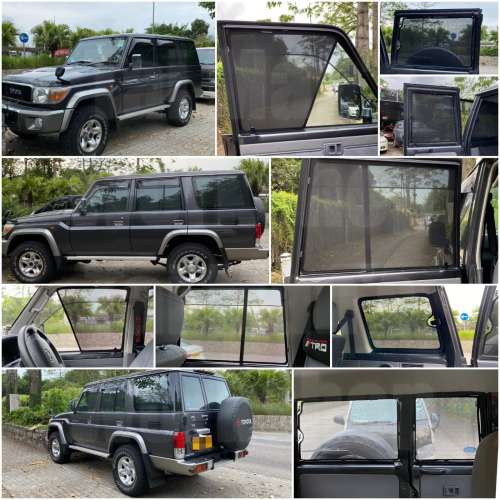 Toyota land cruiser 全車磁石濾光窗網太陽擋