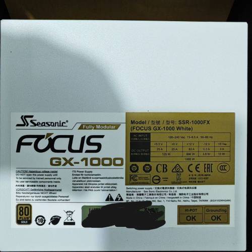 Seasonic Focus GX-1000(White)