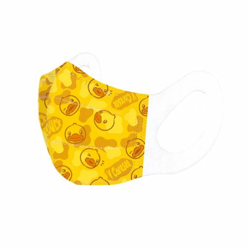 ‼️4折 便利妥 x 唯心思 - 【限定 B Duck 系列 3D護理口罩 細碼】米灰   幼童 小...