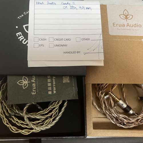 ERUA Audio Ultra Shielding cm 4.4 and Candy II cm 4.4