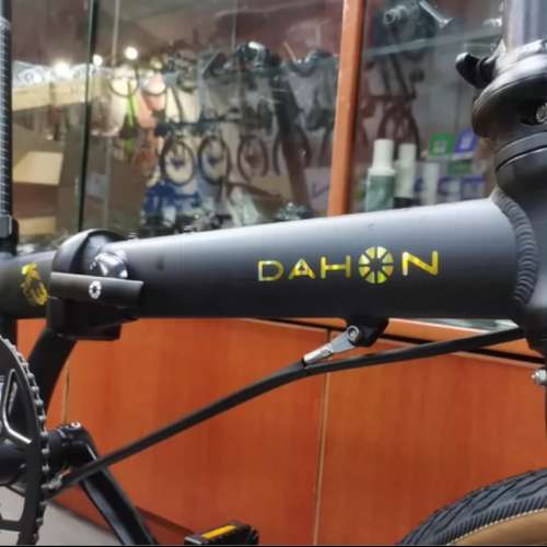 2024 黑金色特別版 頭柱內摺版馬甲線款 DAHON K3 PLUS 9速 16吋 349 碟剎 鋁合金 折...