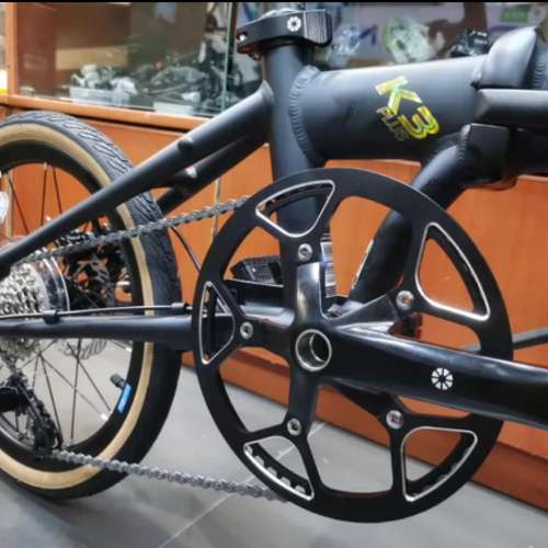 2024 黑金色特別版 頭柱內摺版馬甲線款 DAHON K3 PLUS 9速 16吋 349 碟剎 鋁合金 折...