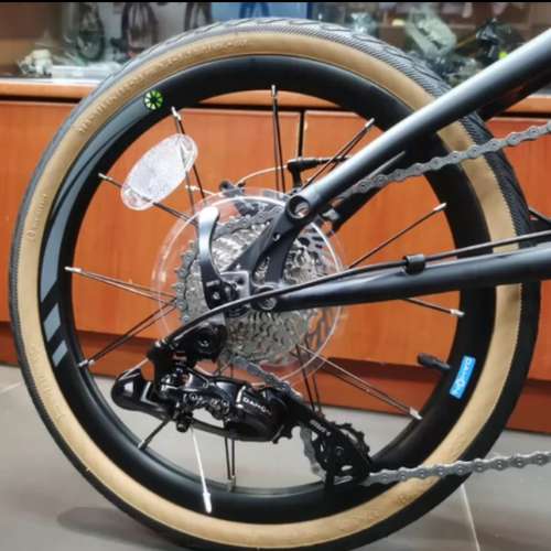 2024 黑金色特別版 頭柱內摺版馬甲線款 DAHON K3 PLUS 9速 16吋 349 碟剎 鋁合金 折...