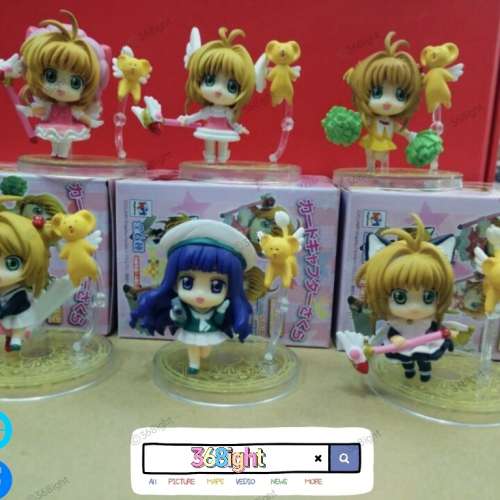 2024 新款百變小櫻Q版 手辦盒蛋蛋糕手機裝飾