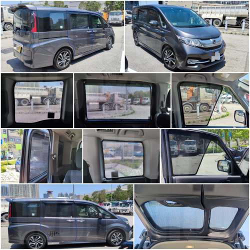 Honda Stepwgn Spada 全車磁石濾光窗網太陽擋