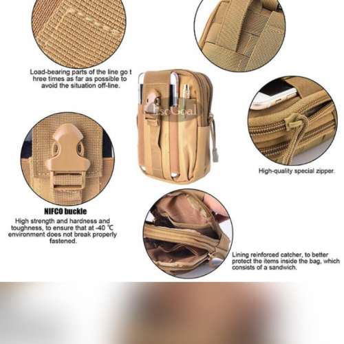 全新：多功能腰包