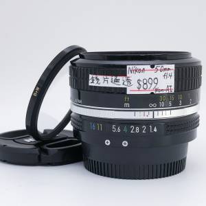 99% New Nikon 50mm F1.4手動鏡頭, 深水埗門市可購買