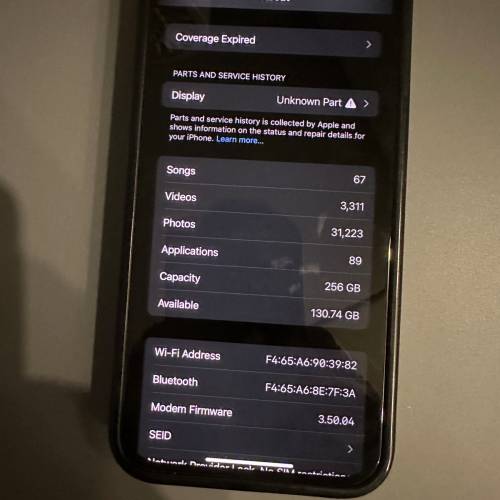 港行雙卡iPhone 13 Pro 256GB 天峰藍 已換原廠屏解決綠屏問題