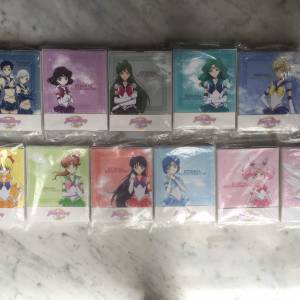 $1,200 100% 全新 未開封 美少女戰士 SailorMoon Cosmos 戰鬥服版 一套十一個 掛圖...