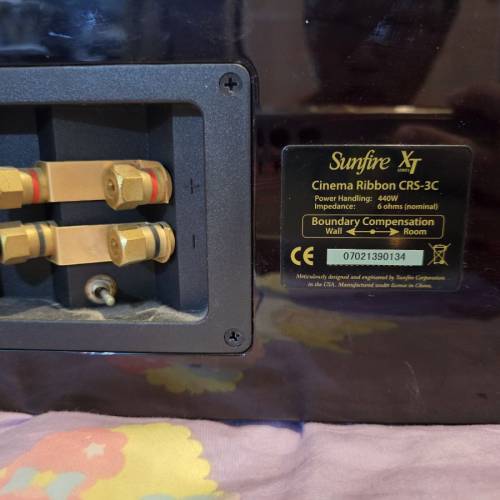 Sunfire X Cinema Ribbon CRS-3C Power