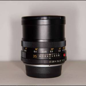 Leica R 35mm f2 E55 , built-in hood, Made in Germany (己改 Nikon mount)，$8500