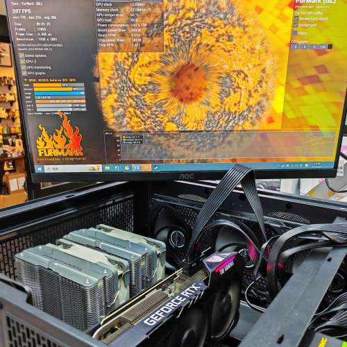 MSI RTX 3070 GAMING X TRIO 旺角門市交收 即場上機測試