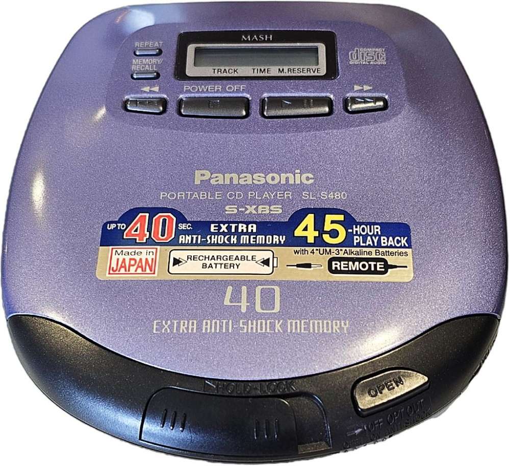 【限定品】 Panasonic SL S480 Discman - 二手或全新隨身音響, 影音產品 その他