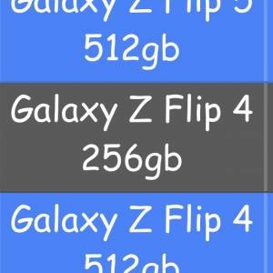 三星Samsung galaxy z flip 4 or 5