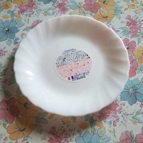 法國白色瓷碟/餐碟