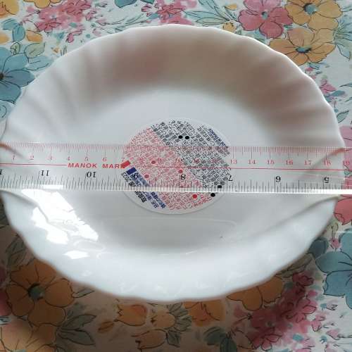 法國白色瓷碟/餐碟