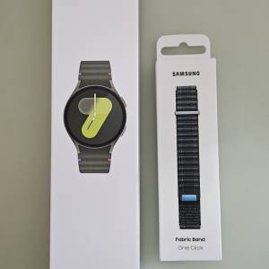 香港行貨，豐澤購買(有保養)，2024年最新三星Galaxy Watch 7 44mm (LTE) 綠色