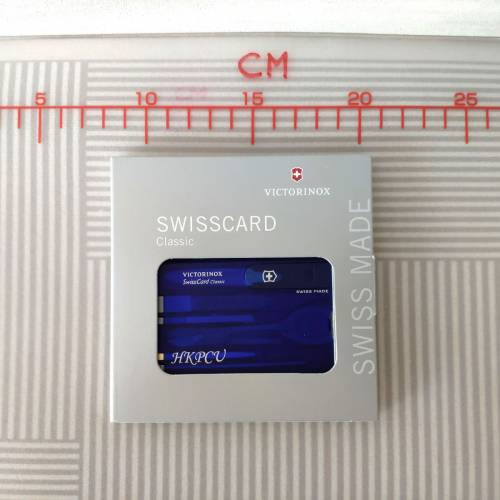 VICTORINOX 瑞士刀 – Swisscard Classic X HKPCU 透明藍