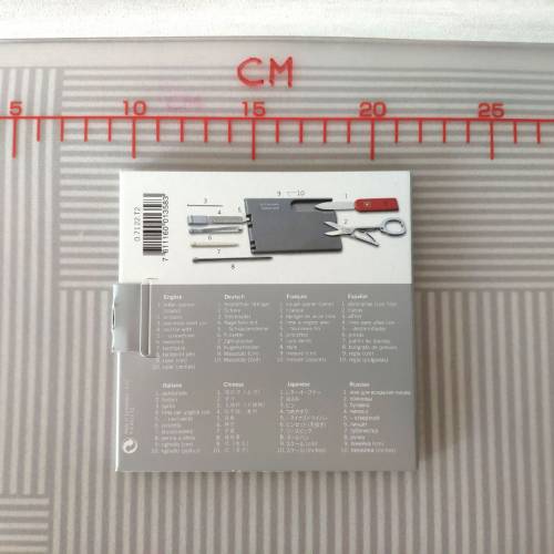 VICTORINOX 瑞士刀 – Swisscard Classic X HKPCU 透明藍