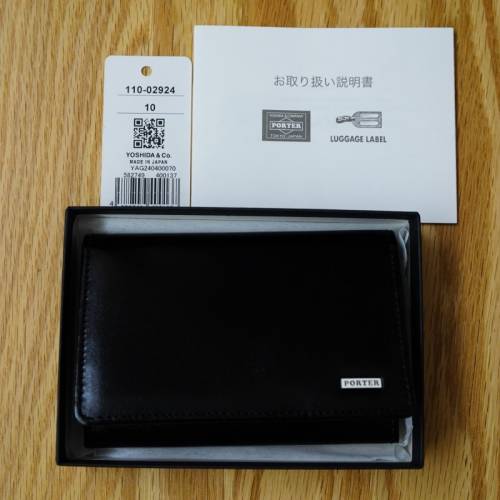 Porter Sheen Card Case 110-02924 日本吉田卡片套 咭片套 黑色