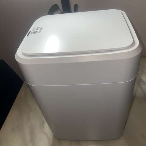 家必宜智慧打包換袋垃圾桶U01白色17公