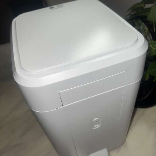 家必宜智慧打包換袋垃圾桶U01白色17公