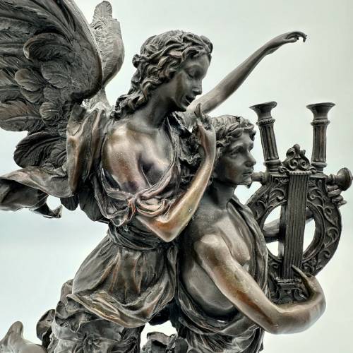 青铜彫塑《阿波罗与达芙妮》