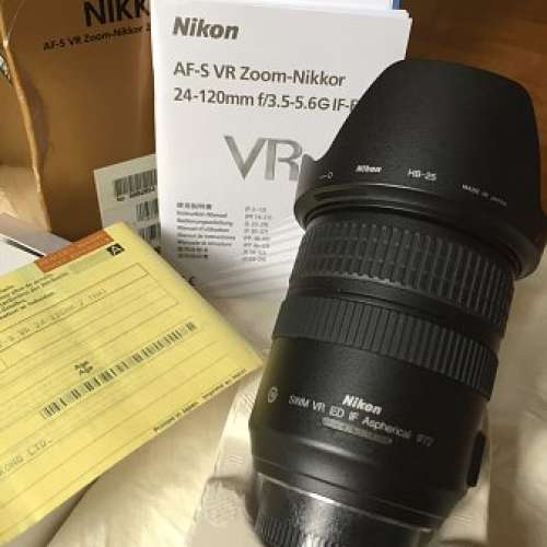 NIKON 24-120mm F3.5-5.6 G AF-S ED VR