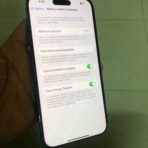 Purple - Full set 98%new iPhone 14 pro max 256gb battery 100% one month warranty