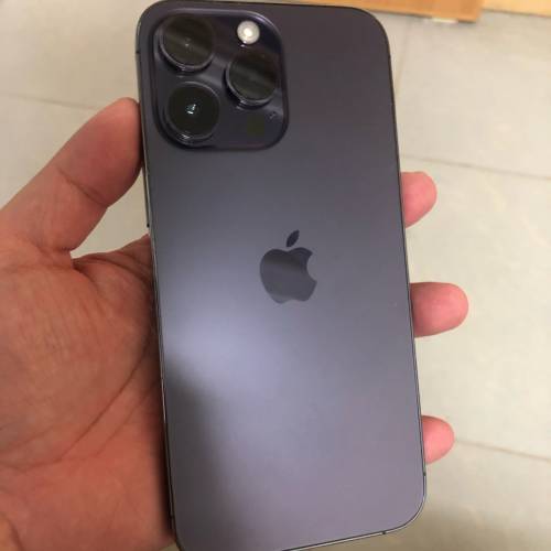 Purple - Full set 98%new iPhone 14 pro max 256gb battery 100% one month warranty