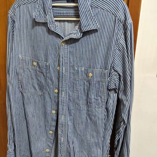 uniqlo Shirt大碼L 長袖襯衫布棉質 not zara g2000
