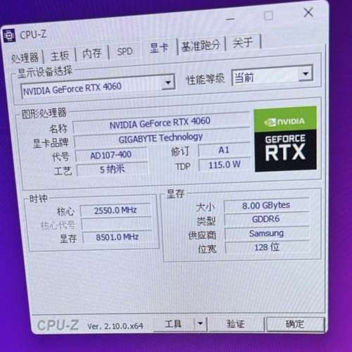 新淨Gigabyte RTX 4060 GAMING OC 8G 顯示卡 not 3060 3070 3080 3090 4050 4070 4...