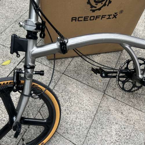 2024 ACEOFFIX 升級PRO版 5速/ 7速 16吋349 鋁合金國布 鋁布 折叠車 送叮叮前後蛙燈