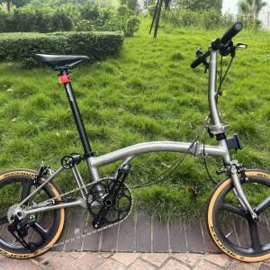 特價 2024 ACEOFFIX 升級PRO版 5速/ 7速 16吋349 鋁合金國布 鋁布 折叠車 送叮叮前...