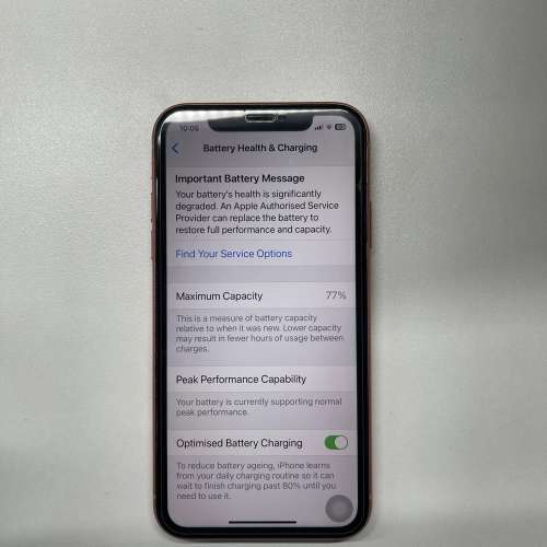 原裝Iphone XR 128GB 珊瑚色 (附送台灣犀牛盾 RhinoShield 殼)