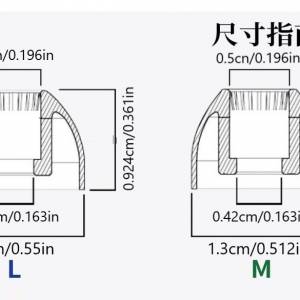 液態硅膠耳套/耳膠,M/L碼