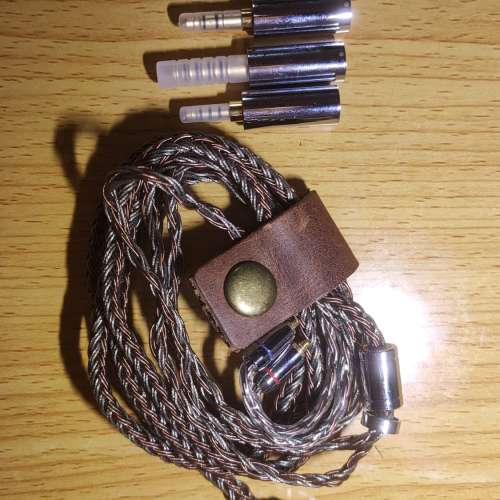 16絞銀箔絲+單晶銅耳機升級線 N40/N30/N5005/IE900MMCX & 三合一插頭