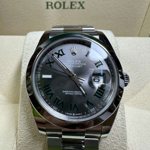 100% 全新 ROLEX DateJust 溫布頓 126300 41mm